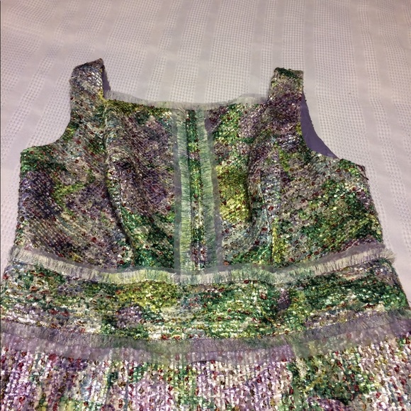 THEIA knee length Cocktail dress.  size - 2 - Picture 2 of 8